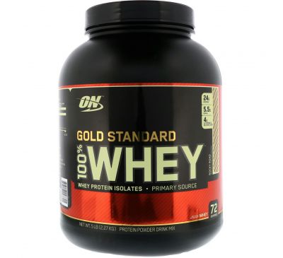 Optimum Nutrition, Gold Standard, 100% сыворотка, Rocky Road, 2,27 кг (5 фунтов)