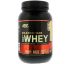 Optimum Nutrition, Золотой стандарт, Ванильное мороженое с 100 % молочной сывороткой, 2 фунта (909 г)