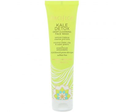 Pacifica, Kale Detox Deep Cleansing Face Wash, 5 fl oz (147 ml)