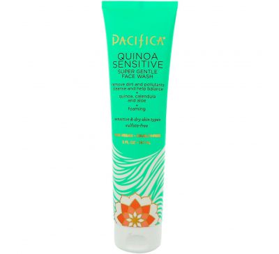 Pacifica, Quinoa Sensitive Super Gentle Face Wash, 5 fl oz (147 ml)