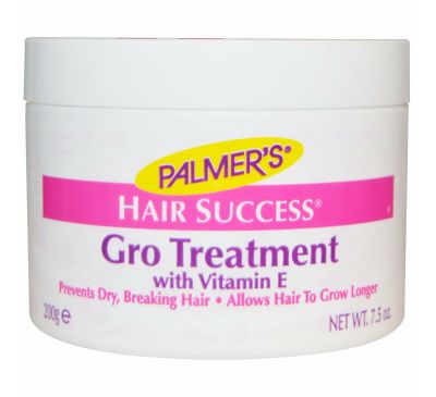 Palmer's, Hair Success, Gro Treatment с витамином E, 7,5 унций (200 г)