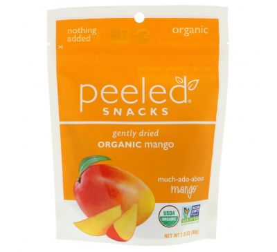 Peeled Snacks, Gently Dried Organic Mango, 2.8 oz (80 g)