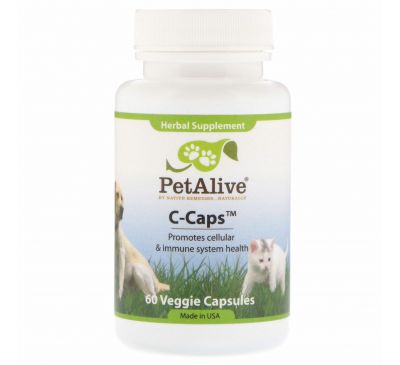 PetAlive, C-Caps, 60 вегетарианских капсул