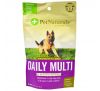 Pet Naturals of Vermont, Ежедневный мультивитамин, для собак, 30 жевательных таблеток, 3,70 унции (105 г)