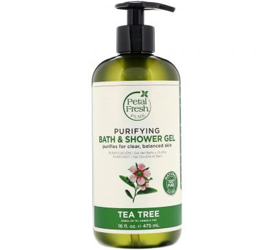 Petal Fresh, Purifying Bath & Shower Gel, Tea Tree, 16 fl oz (475 ml)