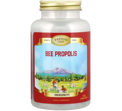 Premier One, Пчелиный прополис, 120 капсул