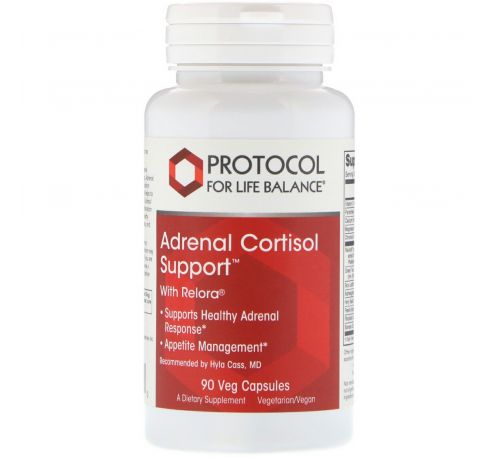 Protocol for Life Balance, Адреналиново-кортизольная поддержка, 90 вегетарианских капсул