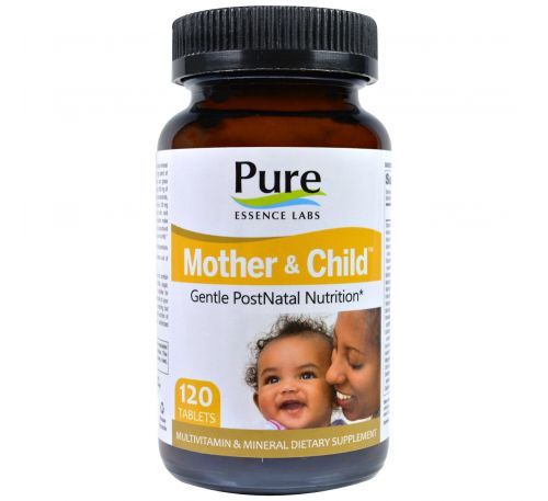 Pure Essence, Mother & Child, Формула Master PostNatal, 120 таблеток