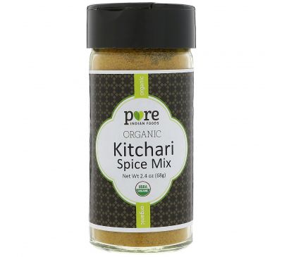 Pure Indian Foods, Смесь органических специй кичари, 68 г