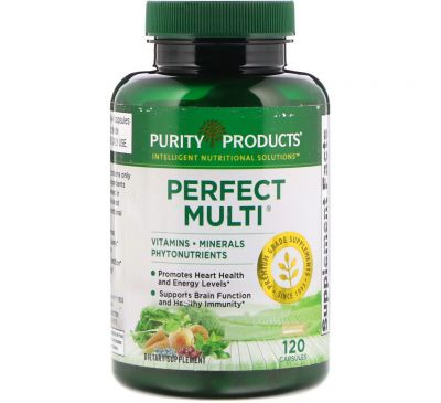 Purity Products, Витамины Perfect Multi, 120 капсул