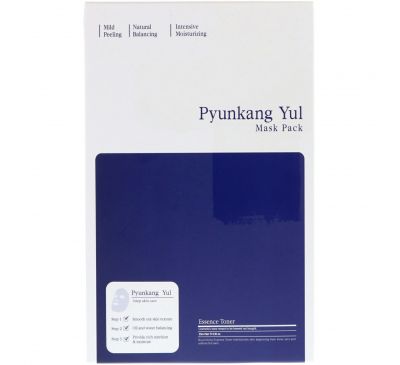Pyunkang Yul, Комплект масок, трехэтапный уход за кожей, 5 шт.