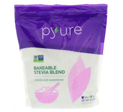 Pyure, Bakeable Stevia Blend Powdered Sweetener, 10 oz (284 g)