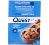 Quest Nutrition, Белковый батончик Quest, черничный маффин, 12 батончиков, 2,12 унц. (60 г) каждый