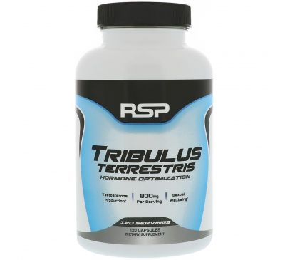RSP Nutrition, Tribulus Terrestris, Hormone Optimization, 120 Capsules