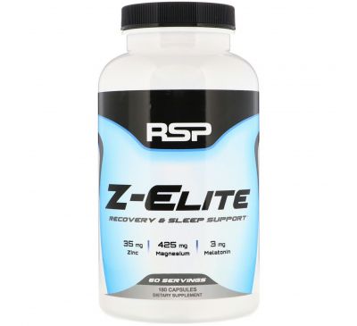 RSP Nutrition, Z-Elite, Recovery & Sleep Support, 180 Capsules