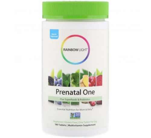 Rainbow Light, Prenatal One, 180 таблеток