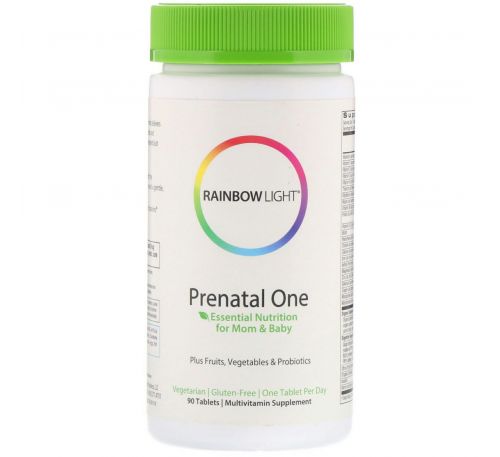 Rainbow Light, Prenatal One, 90 таблеток