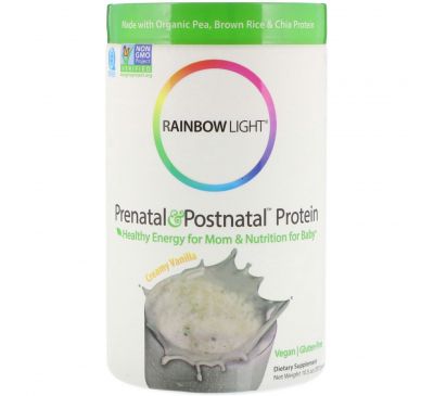 Rainbow Light, Prenatal & Postnatal Protein, Vanilla 10.5 oz