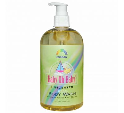 Rainbow Research, Baby Oh Baby, травяное очищающее средство, без запаха, 16 жидких унций