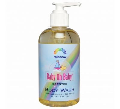 Rainbow Research, Baby Oh Baby, травяной гель для душа, ароматизированный, 8 жидких унции