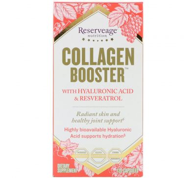 ReserveAge Nutrition, Collagen Booster, 120 капсул