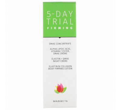 Reviva Labs, 5-Day Trial, Firming, 4 Piece Kit, 0.25 oz (7 g) Each