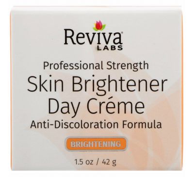 Reviva Labs, Дневной осветлитель кожи, исчезающий крем, 1,5 унции (42 г)