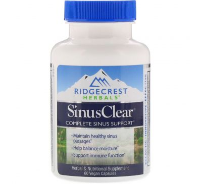 RidgeCrest Herbals, Чистая полость, 60 вегетарианских капсул
