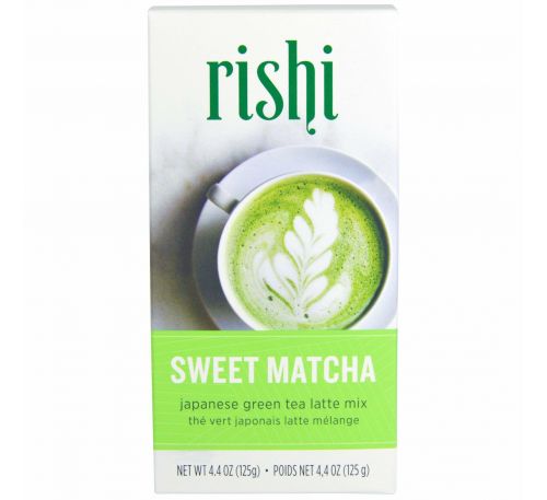 Rishi Tea, Японский зеленый чай, сладкий маття, 4.4 унций (125 г)