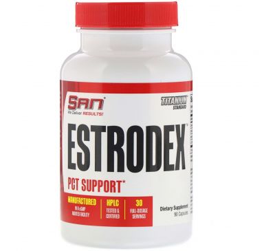 SAN Nutrition, Estrodex, Поддержка на этапе восстановления, 90 капсул