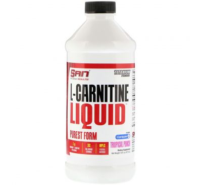 SAN Nutrition, L-карнитин, жидкий, тропический пунш, 473 мл