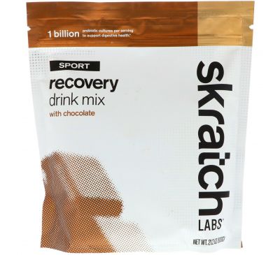 SKRATCH LABS, Sport Recovery Drink Mix, Chocolate, 21.2 oz (600 g)