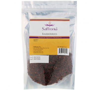 Saffronia Inc, Dried Barberries, 6 oz
