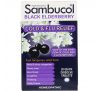 Sambucol, Черная бузина, средство от гриппа и простуды, 30 быстрорастворимых таблеток