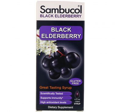 Sambucol, Черная бузины, оригинальная формула, 4 жидк. унц. (120 мл)