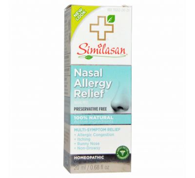 Similasan, Назальный аэрозоль от аллергии, 0.68 жидких унций (20мл)