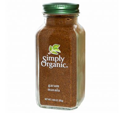 Simply Organic, Гарам масала, 3 унции (85 г)
