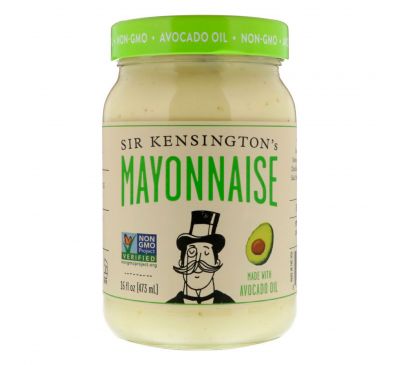 Sir Kensington's, Майонез с маслом авокадо, 16 жидк. унц. (473 мл)