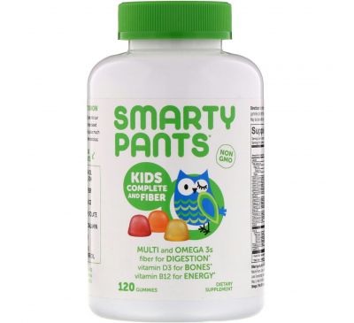 SmartyPants, Kids Complete and Fiber, 120 Gummies