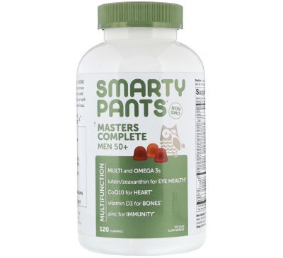 SmartyPants, Masters Complete Men 50+, 120 Gummies