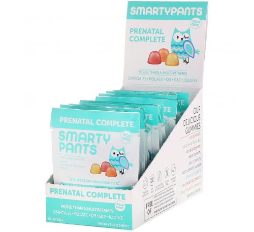 SmartyPants, Prenatal Complete Multivitamin, 15 Packets
