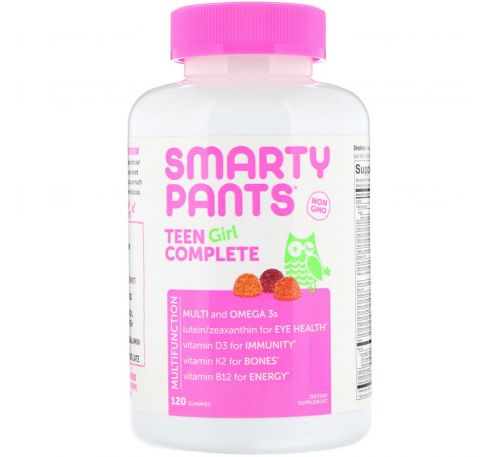 SmartyPants, Teen Girl Complete, 120 Gummies