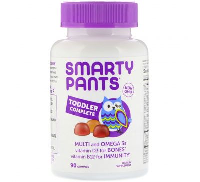 SmartyPants, Toddler Complete, 90 Gummies