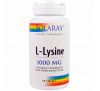 Solaray, L-лизин, 1000 мг, 90 таблеток