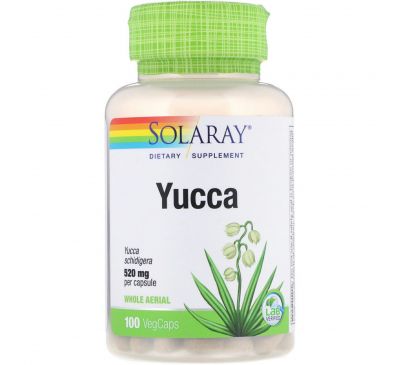 Solaray, Yucca, 520 mg, 100 VegCaps