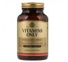 Solgar, Vitamins Only, 90 растительных капсул