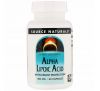 Source Naturals, Альфа-липоевая кислота, 300 мг, 60 капсул