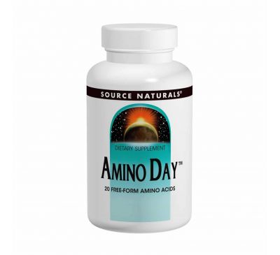 Source Naturals, Amino Day, 1,000 мг, 120 таблеток