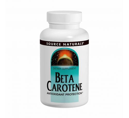 Source Naturals, Бета-каротин, 25000 МЕ, 250 капсул