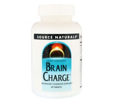Source Naturals, Brain Charge, 60 таблеток